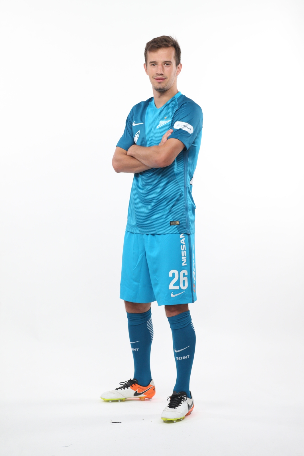 Фотосессия футболистов и тренеров основного состава ФК «Зенит» сезона 2016/2017