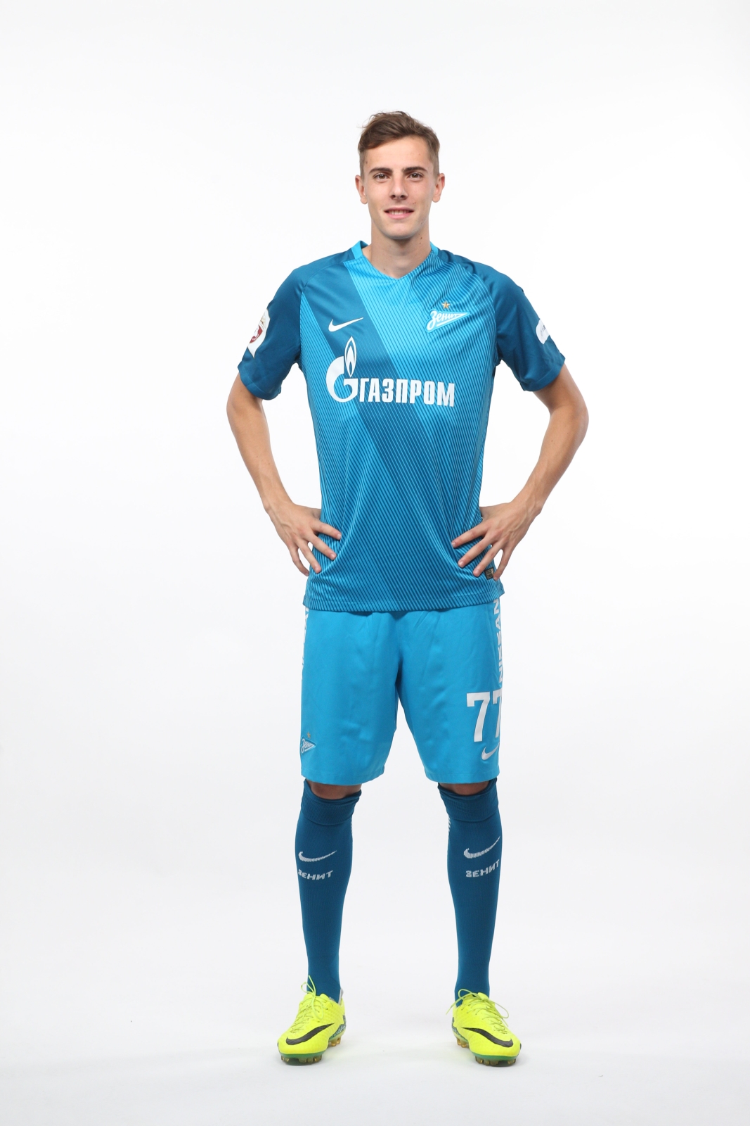 Фотосессия футболистов и тренеров основного состава ФК «Зенит» сезона 2016/2017