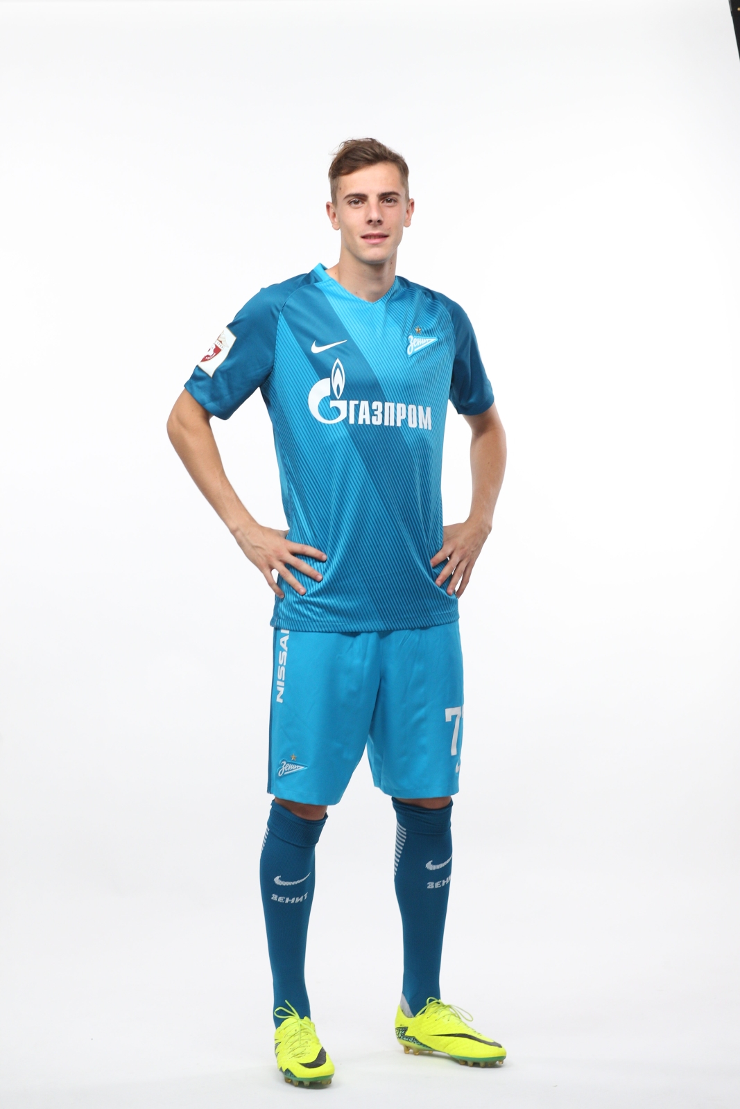 Фотосессия футболистов и тренеров основного состава ФК «Зенит» сезона 2016/2017