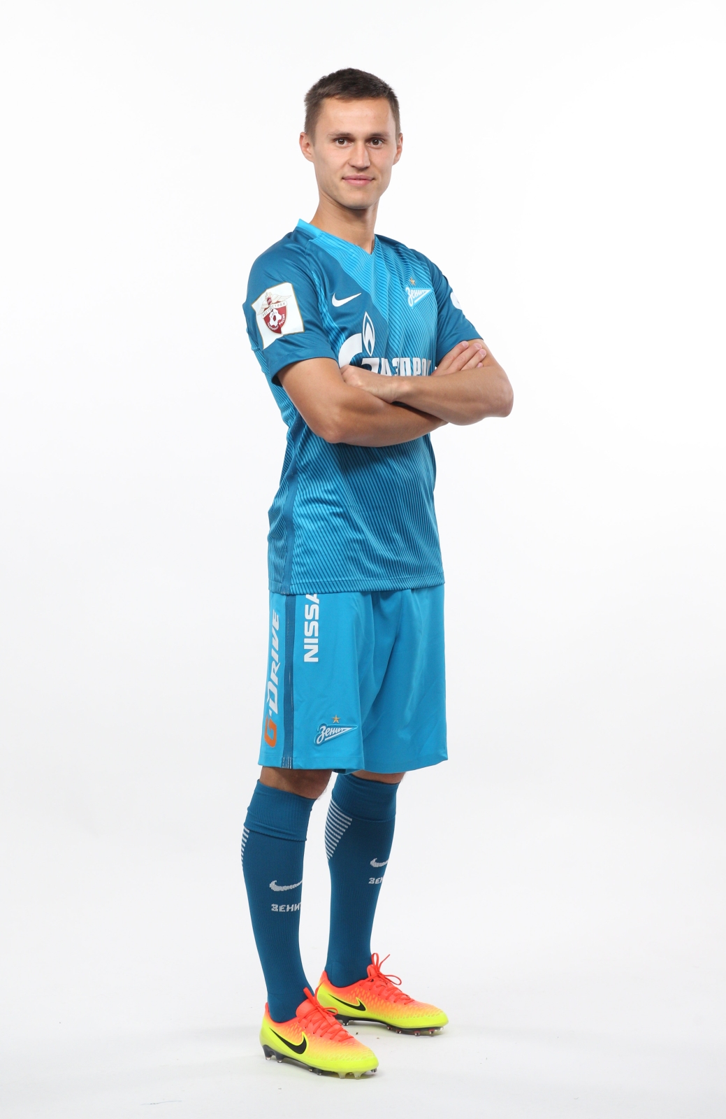 Фотосессия футболистов и тренеров основного состава ФК «Зенит» сезона 2016/2017