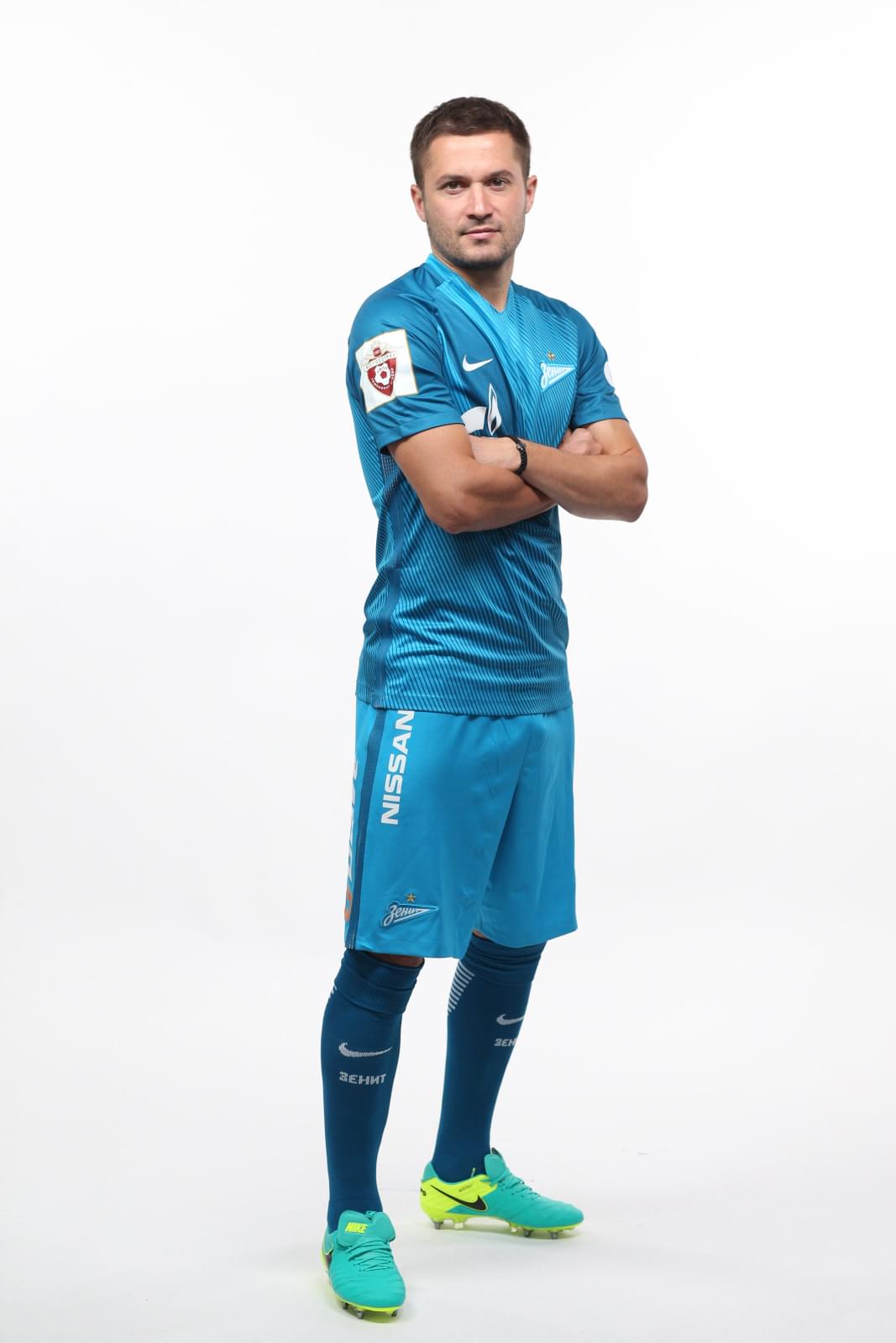 Фотосессия футболистов и тренеров основного состава ФК «Зенит» сезона 2016/2017