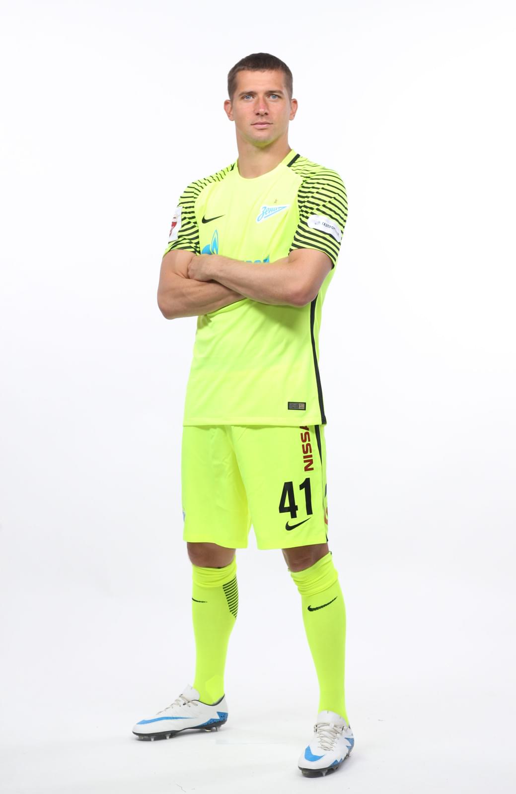 Фотосессия футболистов и тренеров основного состава ФК «Зенит» сезона 2016/2017