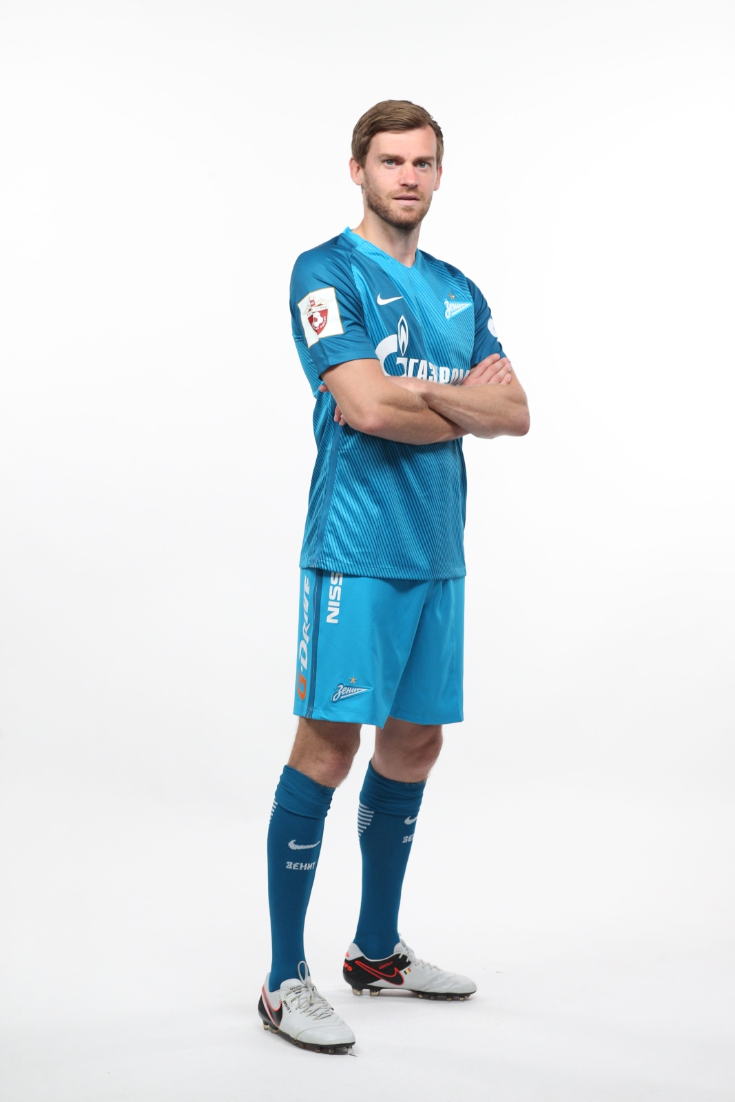 Фотосессия футболистов и тренеров основного состава ФК «Зенит» сезона 2016/2017