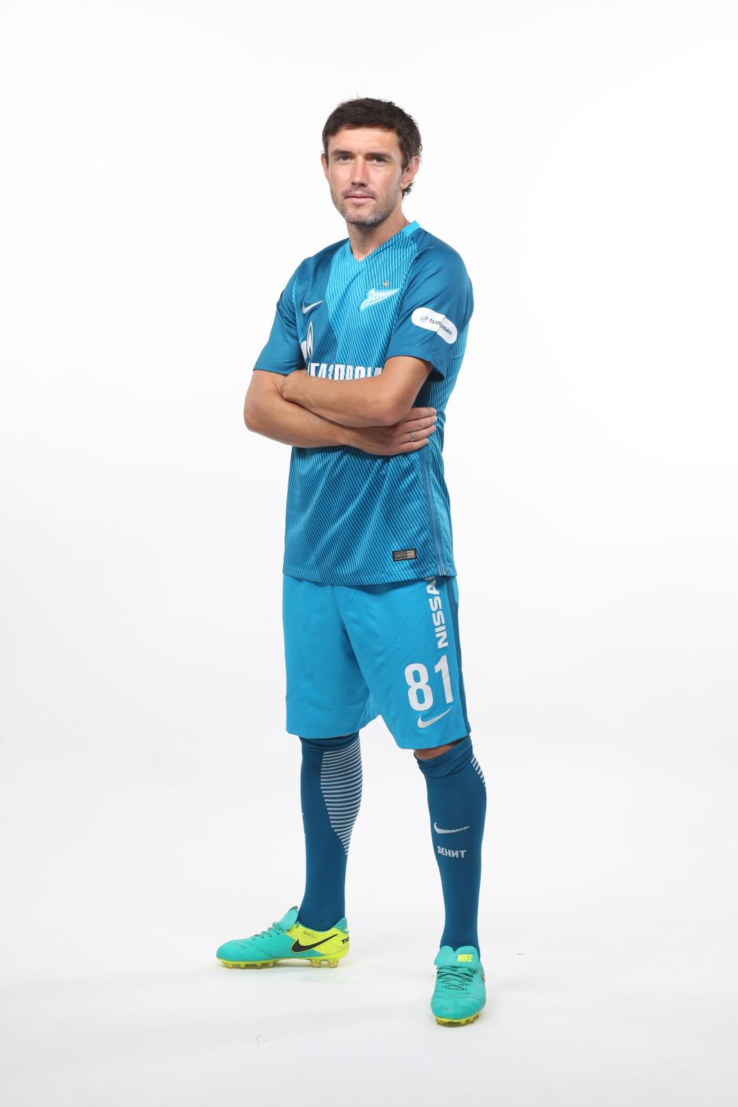 Фотосессия футболистов и тренеров основного состава ФК «Зенит» сезона 2016/2017