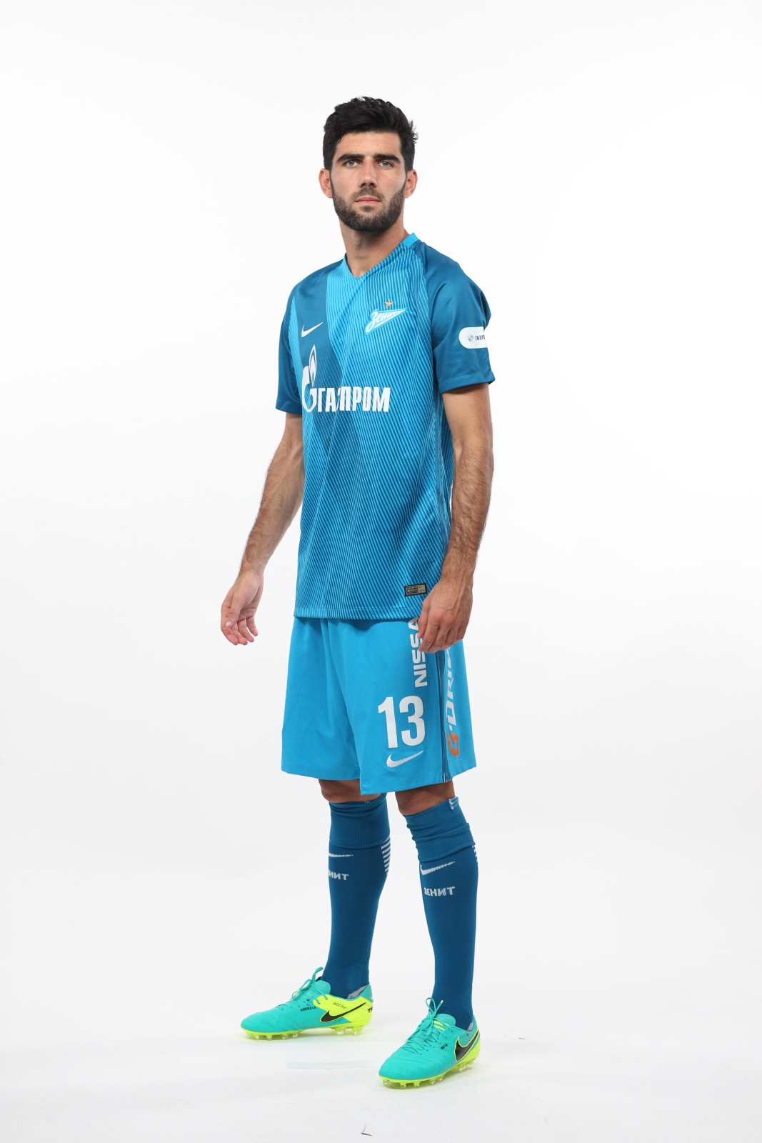 Фотосессия футболистов и тренеров основного состава ФК «Зенит» сезона 2016/2017