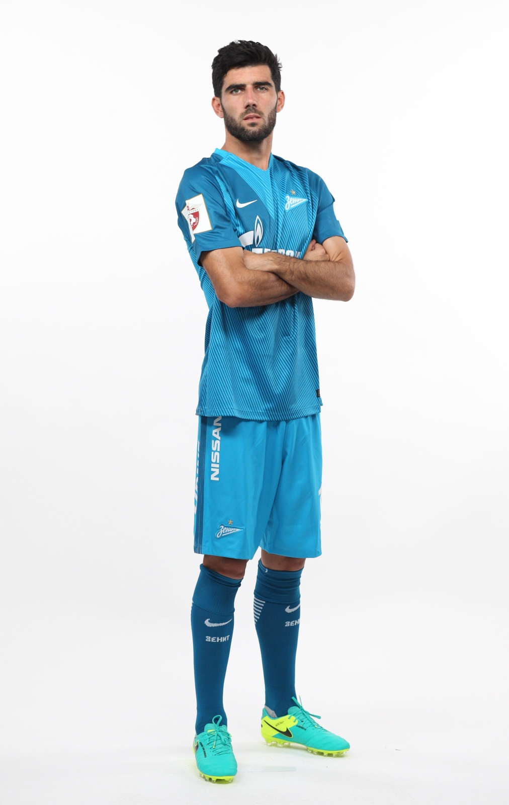 Фотосессия футболистов и тренеров основного состава ФК «Зенит» сезона 2016/2017