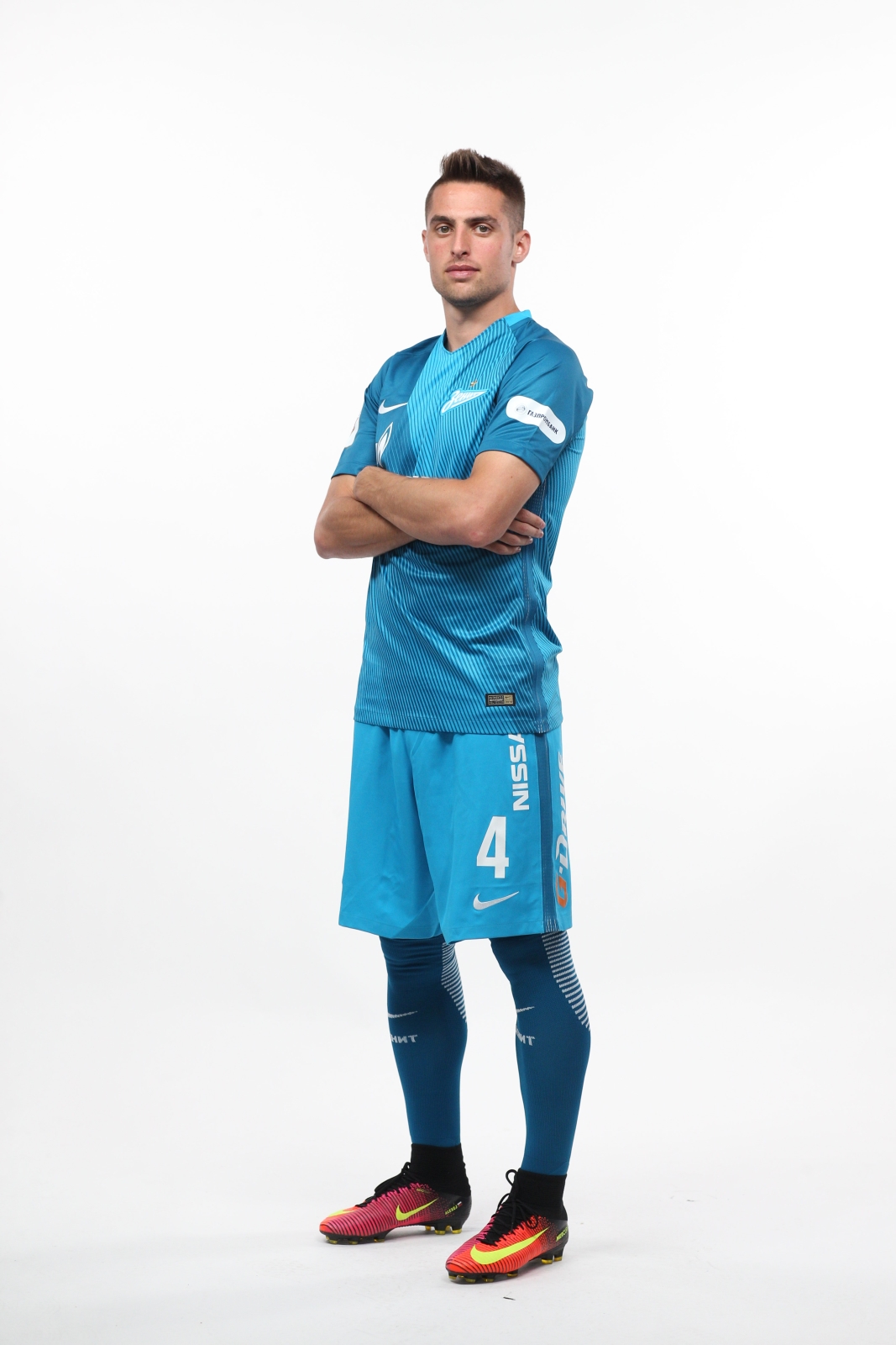 Фотосессия футболистов и тренеров основного состава ФК «Зенит» сезона 2016/2017