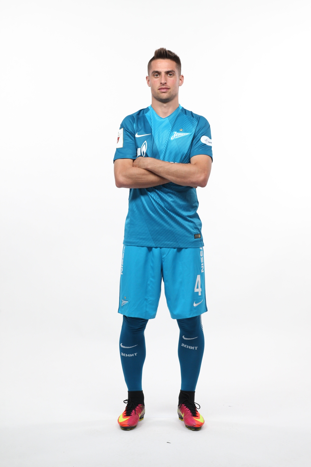 Фотосессия футболистов и тренеров основного состава ФК «Зенит» сезона 2016/2017