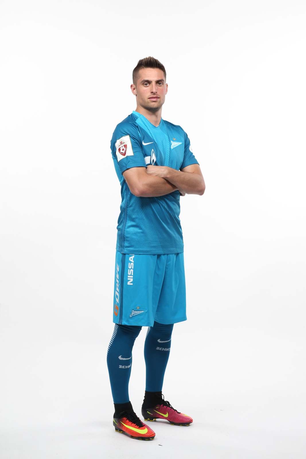 Фотосессия футболистов и тренеров основного состава ФК «Зенит» сезона 2016/2017