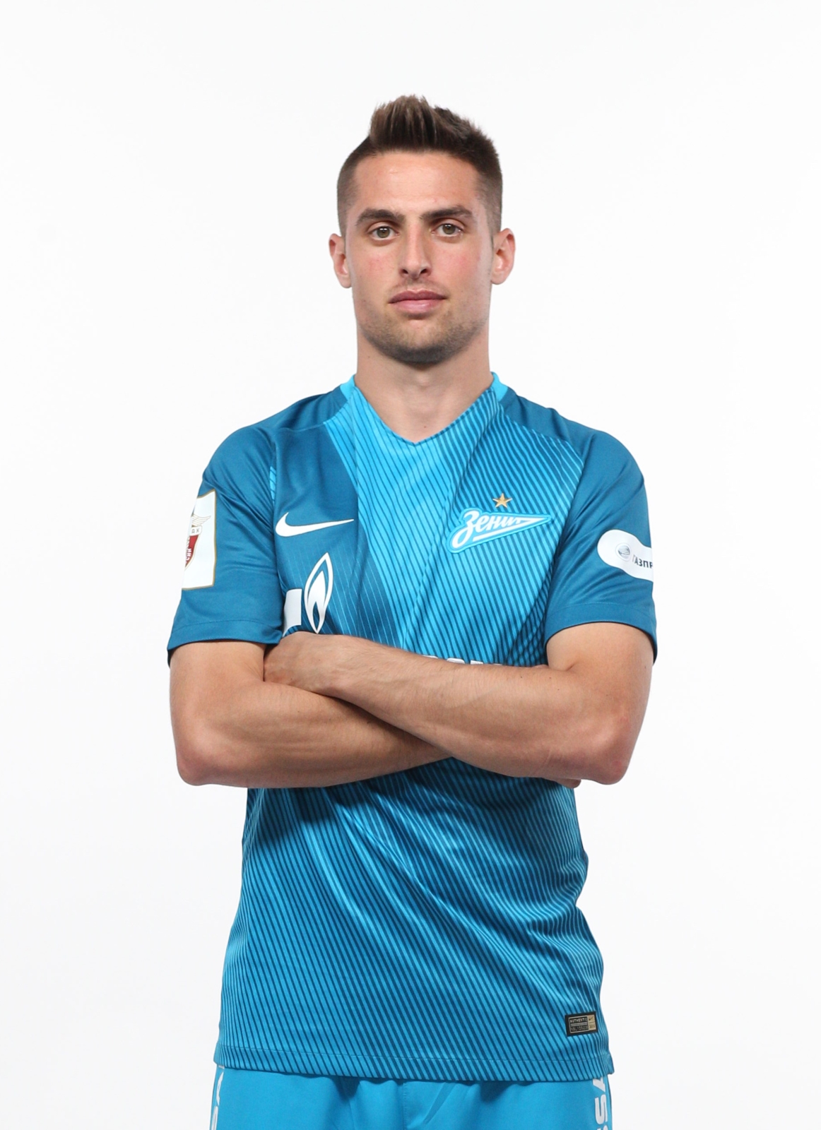 Фотосессия футболистов и тренеров основного состава ФК «Зенит» сезона 2016/2017