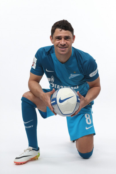 Фотосессия футболистов и тренеров основного состава ФК «Зенит» сезона 2016/2017