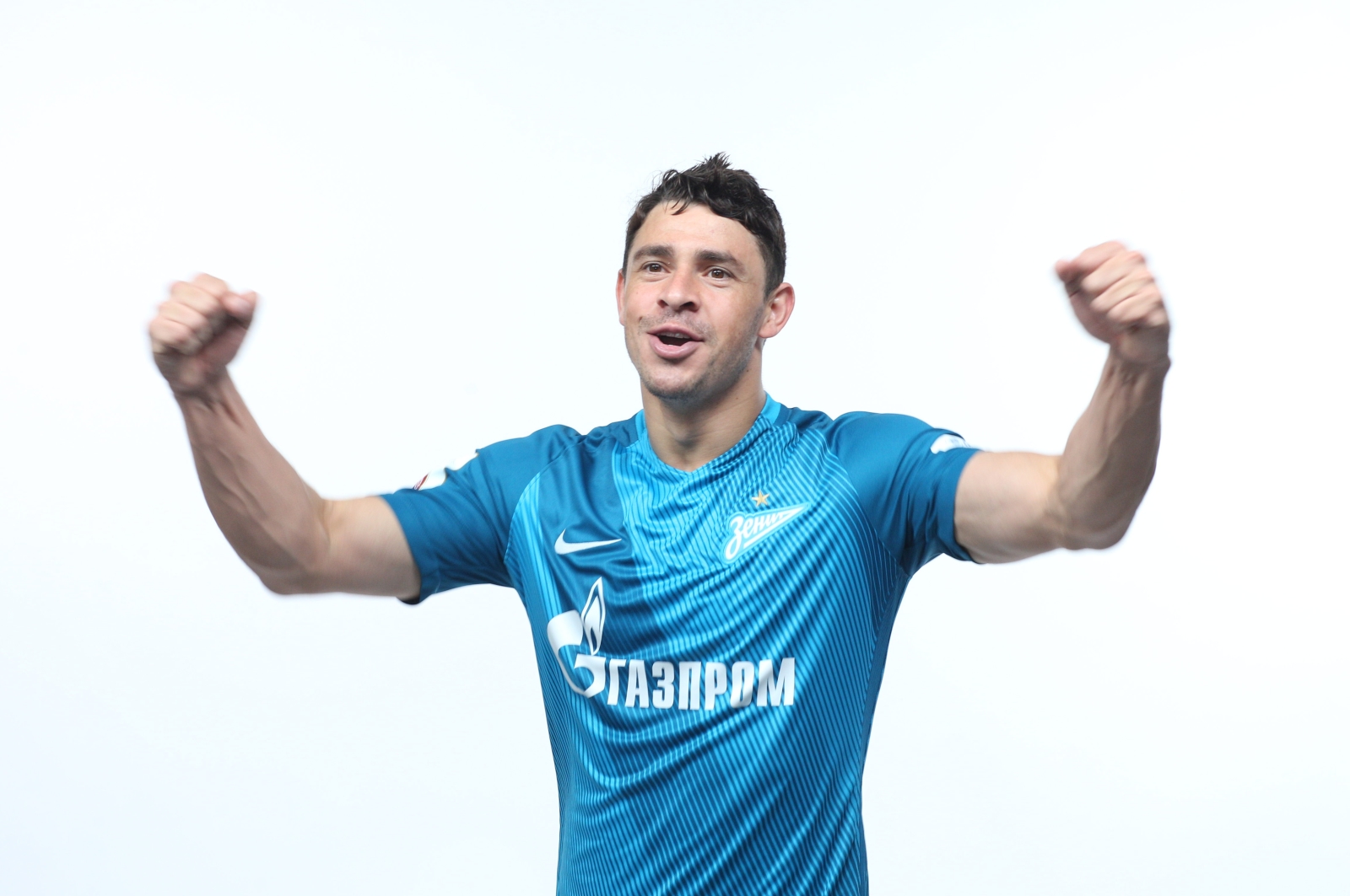 Фотосессия футболистов и тренеров основного состава ФК «Зенит» сезона 2016/2017