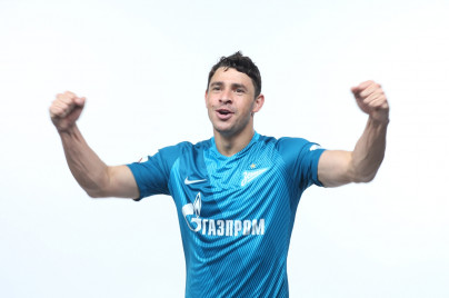 Фотосессия футболистов и тренеров основного состава ФК «Зенит» сезона 2016/2017