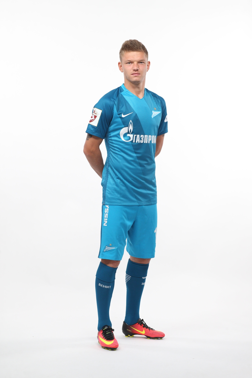 Фотосессия футболистов и тренеров основного состава ФК «Зенит» сезона 2016/2017