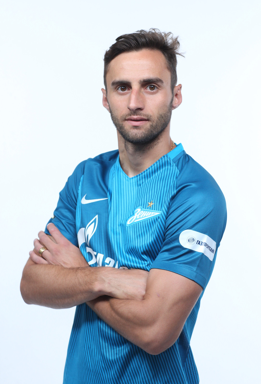 Фотосессия футболистов и тренеров основного состава ФК «Зенит» сезона 2016/2017