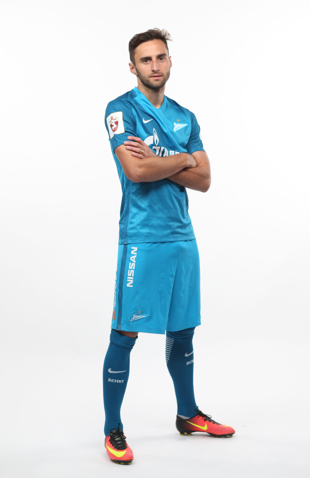 Фотосессия футболистов и тренеров основного состава ФК «Зенит» сезона 2016/2017