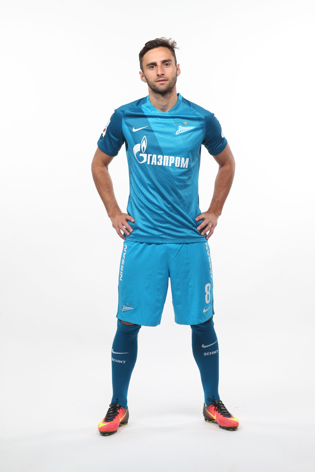 Фотосессия футболистов и тренеров основного состава ФК «Зенит» сезона 2016/2017