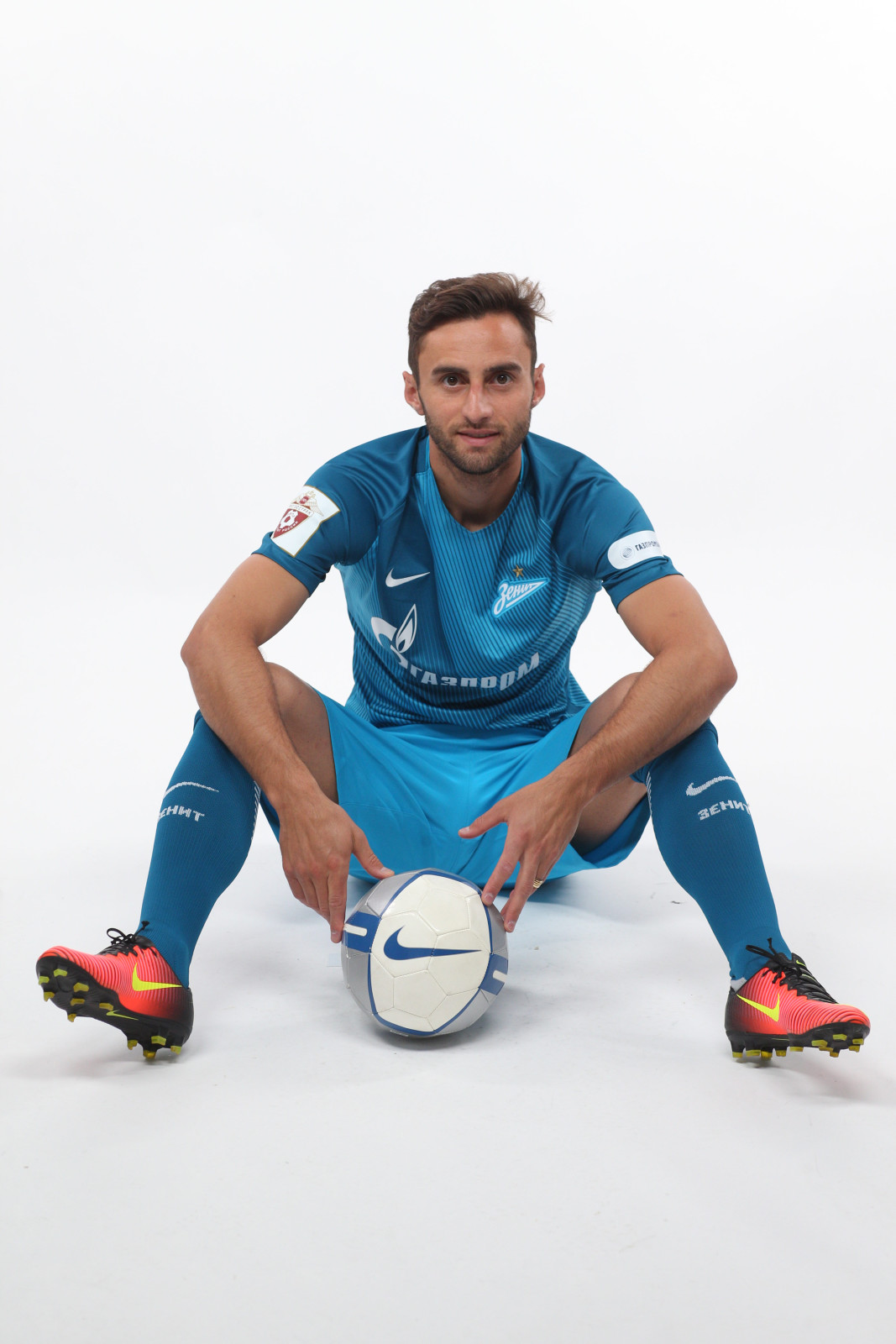 Фотосессия футболистов и тренеров основного состава ФК «Зенит» сезона 2016/2017