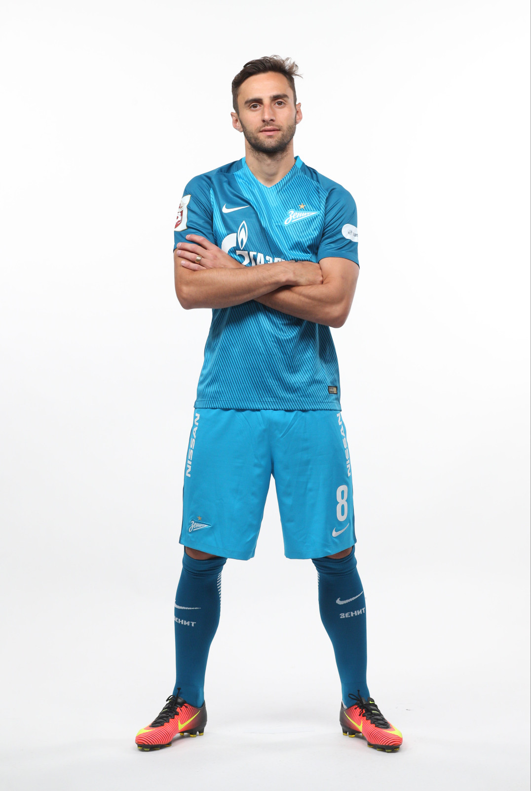 Фотосессия футболистов и тренеров основного состава ФК «Зенит» сезона 2016/2017