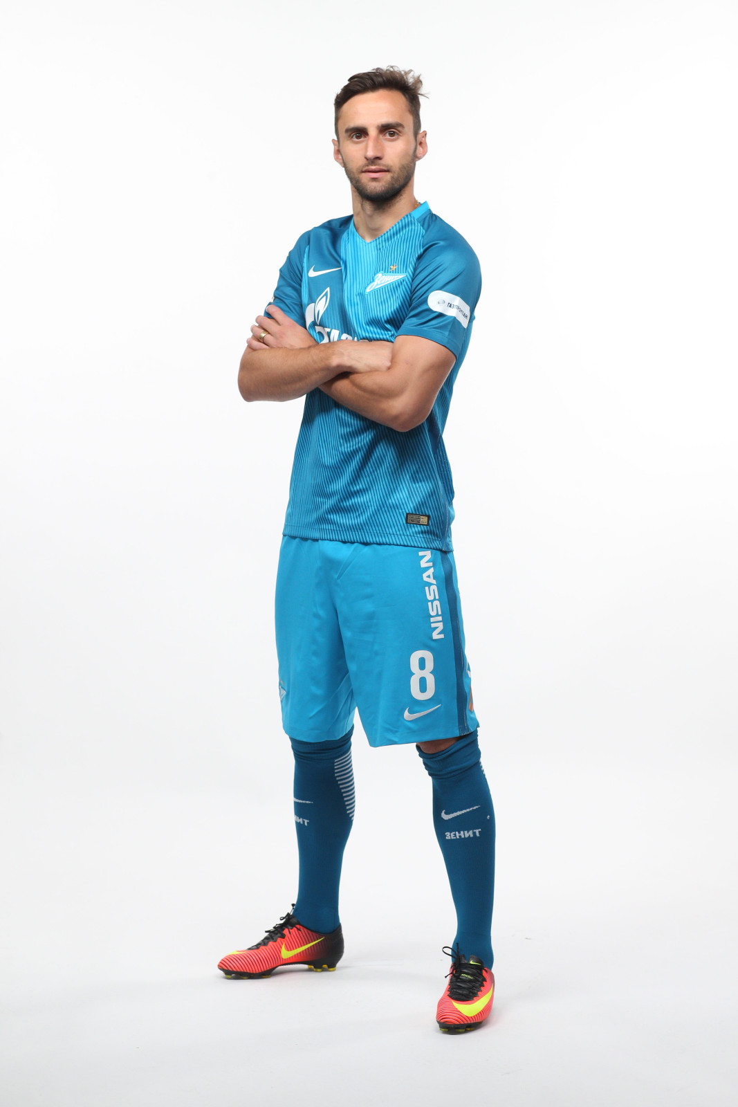 Фотосессия футболистов и тренеров основного состава ФК «Зенит» сезона 2016/2017