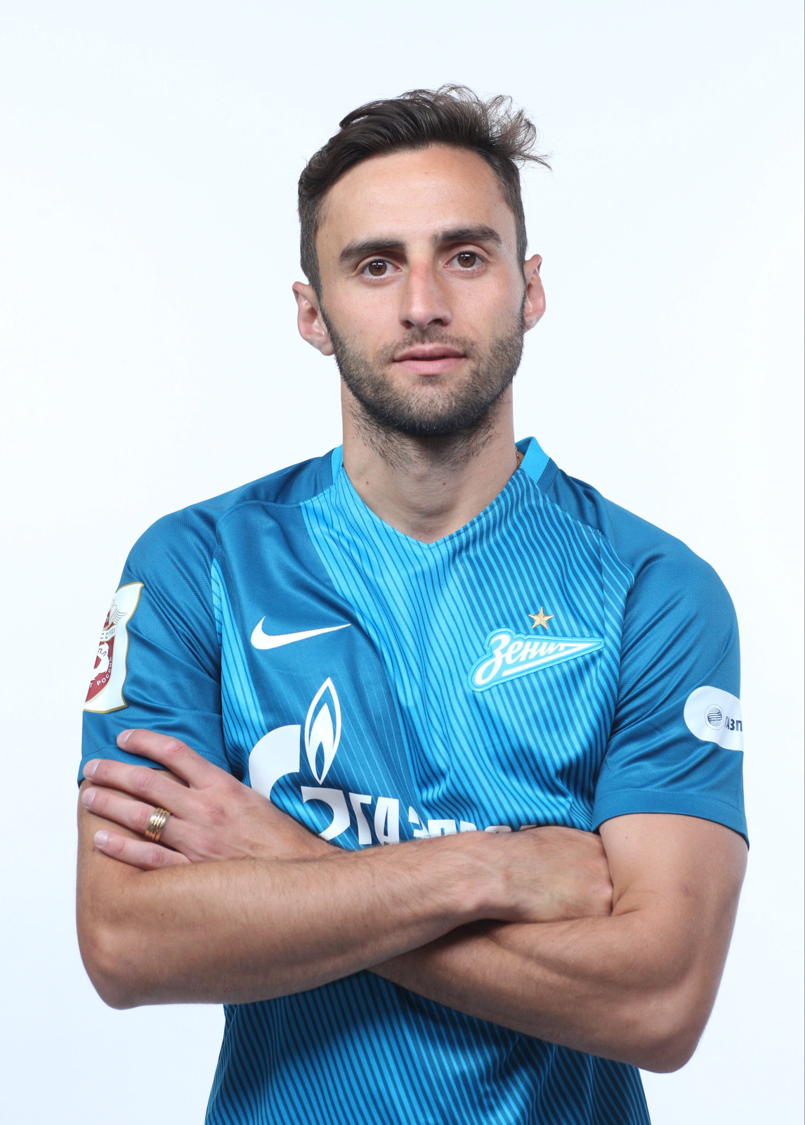 Фотосессия футболистов и тренеров основного состава ФК «Зенит» сезона 2016/2017