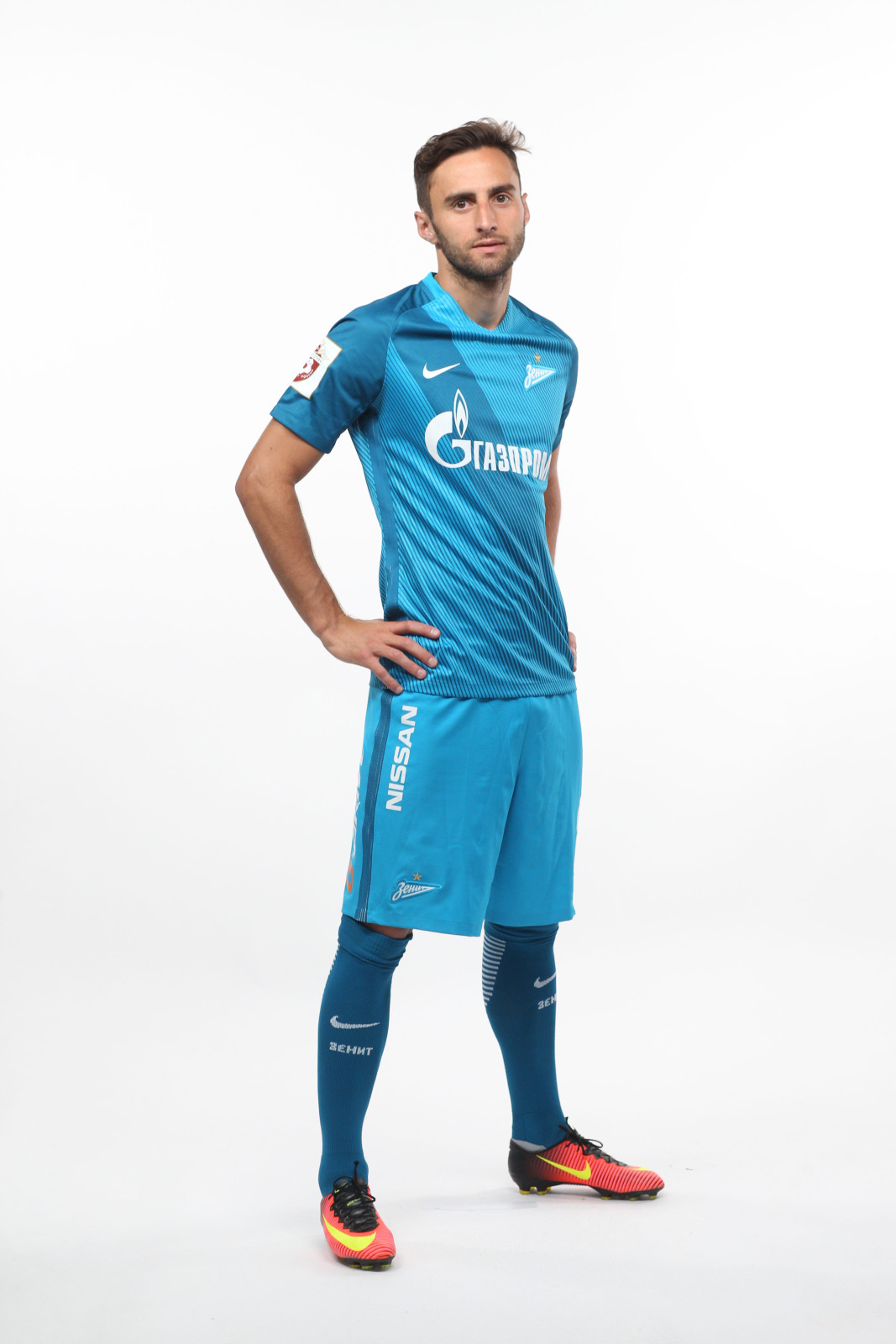 Фотосессия футболистов и тренеров основного состава ФК «Зенит» сезона 2016/2017