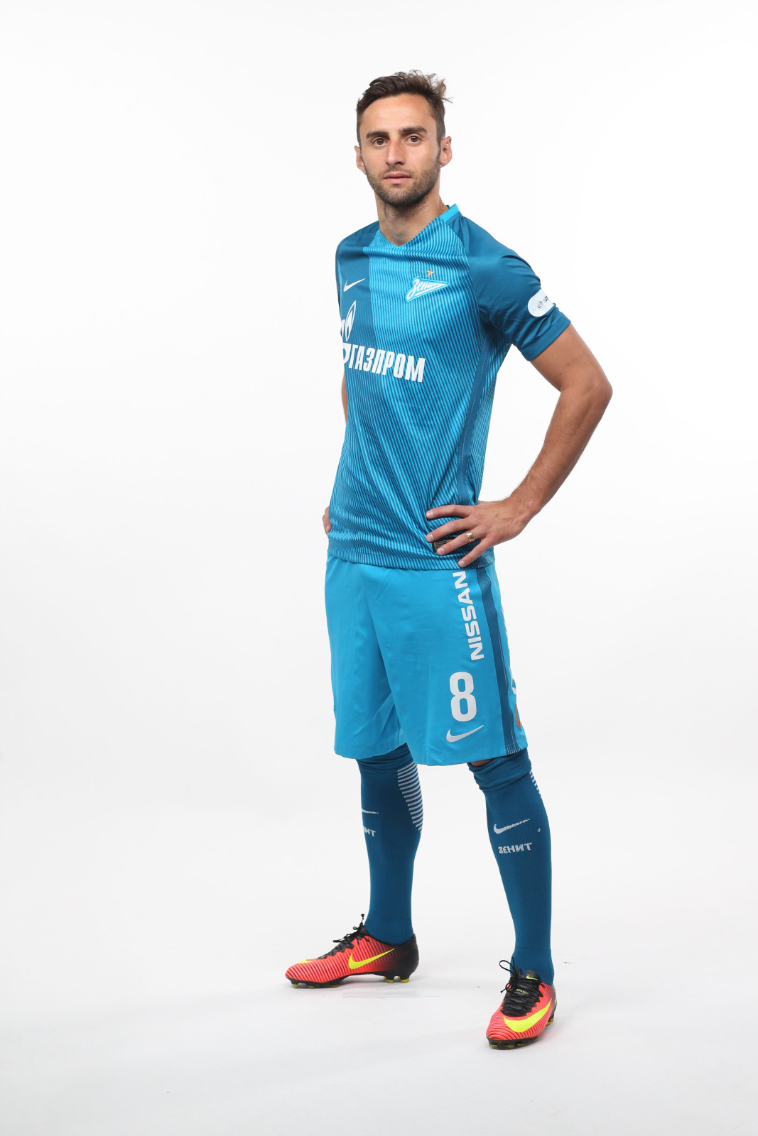 Фотосессия футболистов и тренеров основного состава ФК «Зенит» сезона 2016/2017