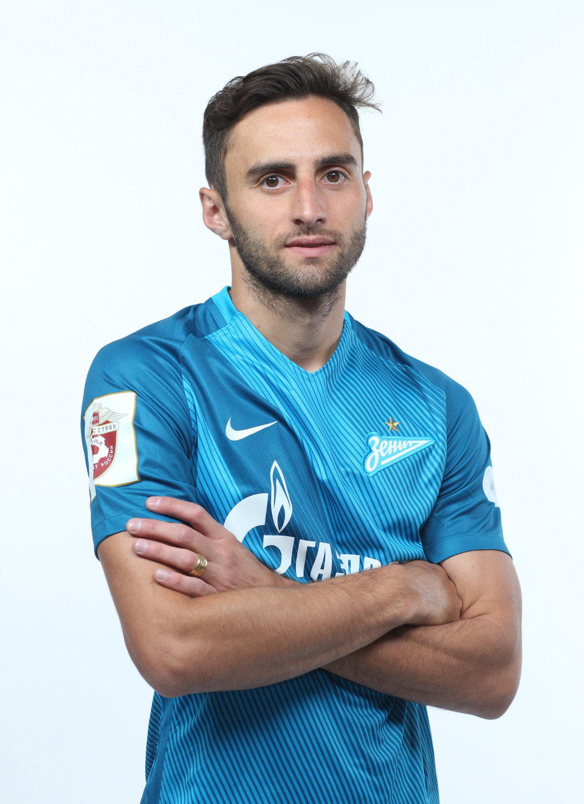 Фотосессия футболистов и тренеров основного состава ФК «Зенит» сезона 2016/2017