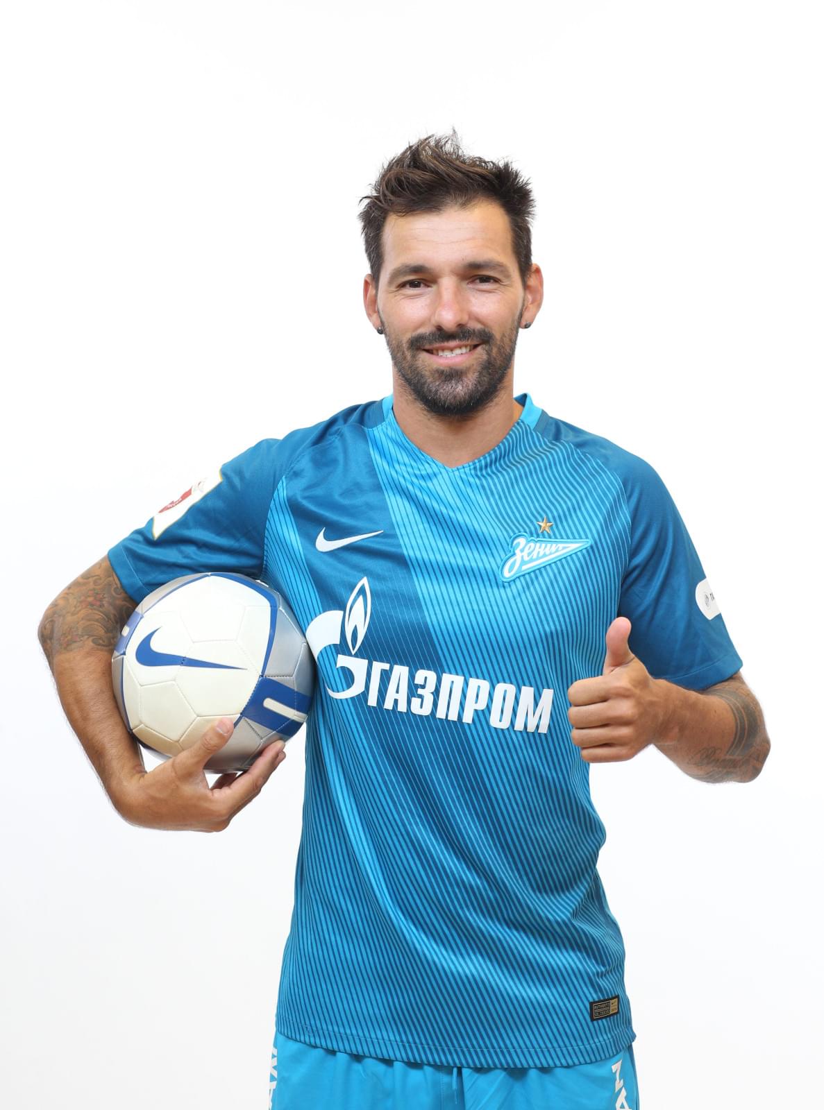 Фотосессия футболистов и тренеров основного состава ФК «Зенит» сезона 2016/2017