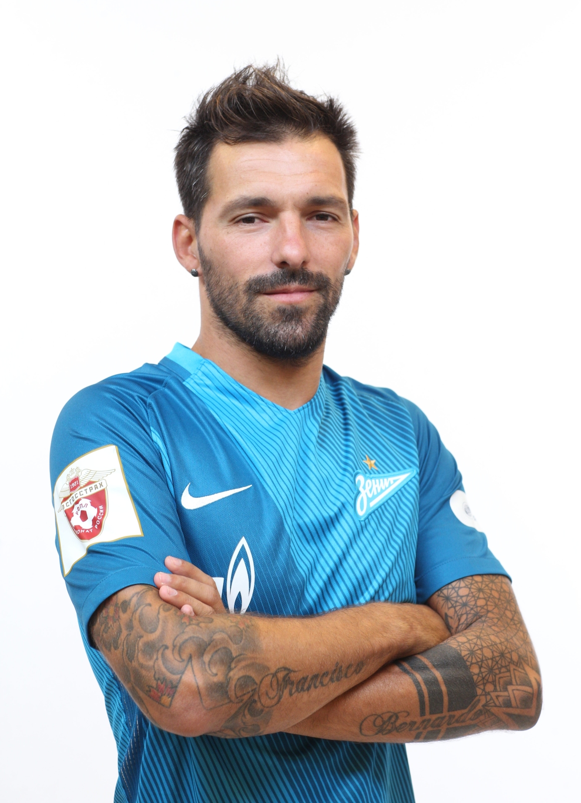 Фотосессия футболистов и тренеров основного состава ФК «Зенит» сезона 2016/2017