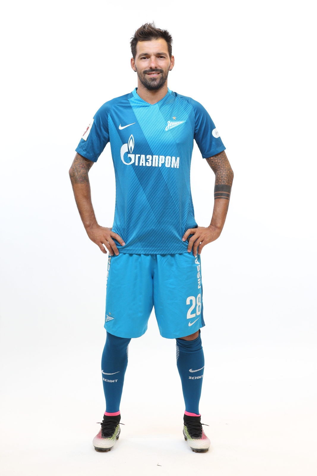 Фотосессия футболистов и тренеров основного состава ФК «Зенит» сезона 2016/2017