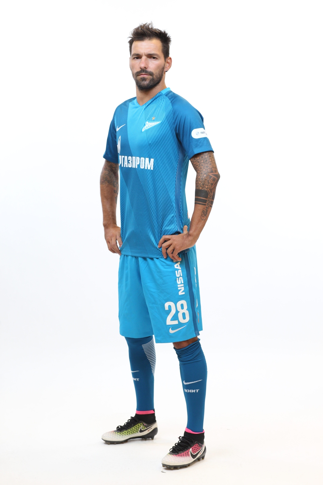 Фотосессия футболистов и тренеров основного состава ФК «Зенит» сезона 2016/2017