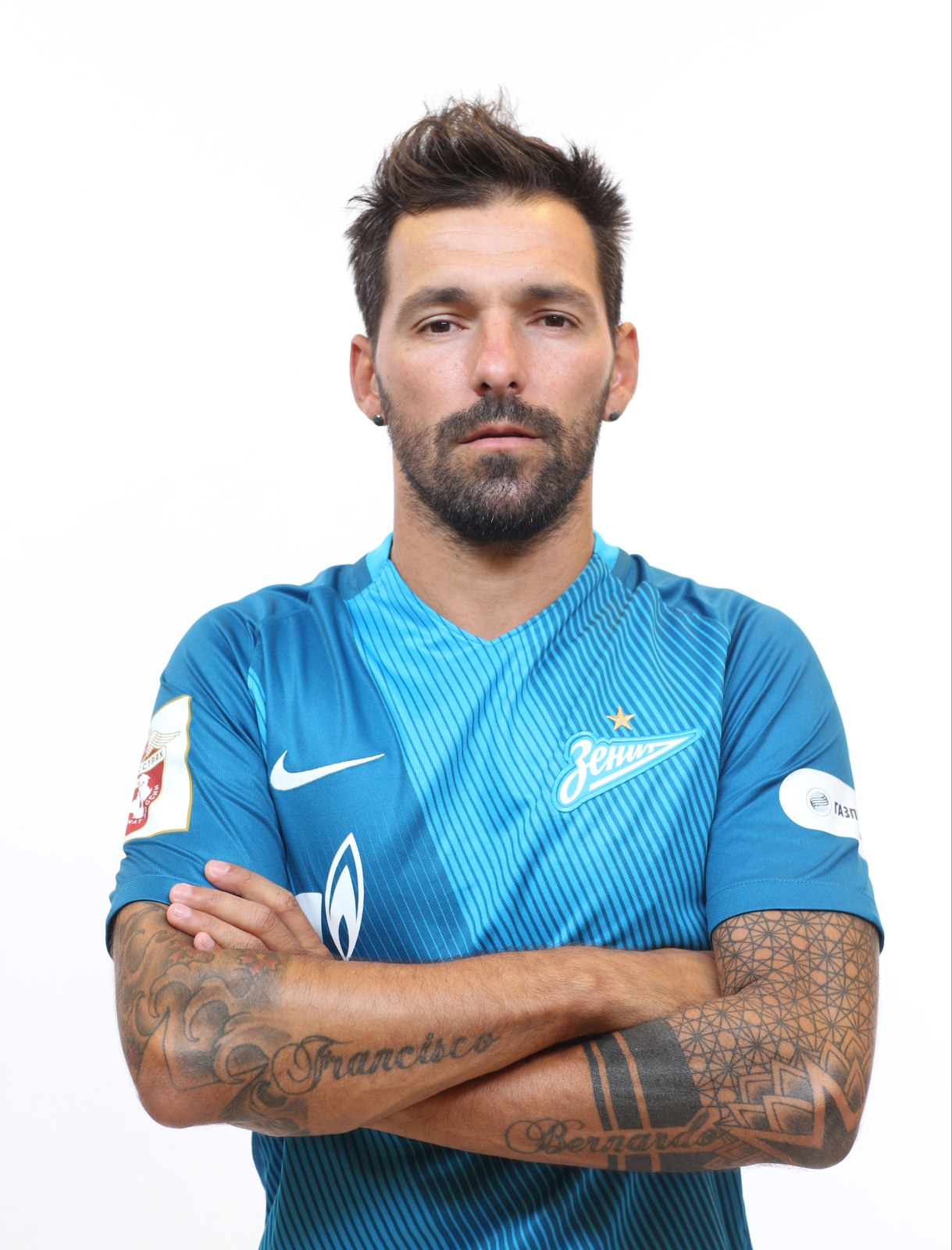 Фотосессия футболистов и тренеров основного состава ФК «Зенит» сезона 2016/2017