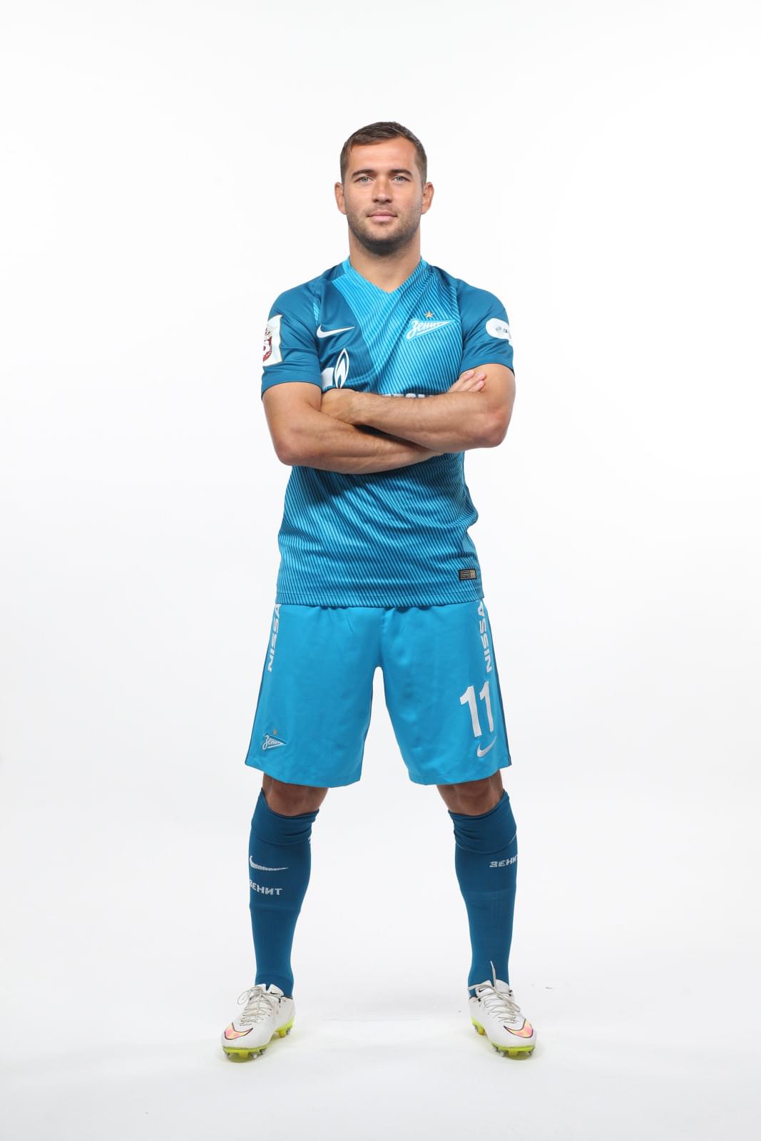 Фотосессия футболистов и тренеров основного состава ФК «Зенит» сезона 2016/2017