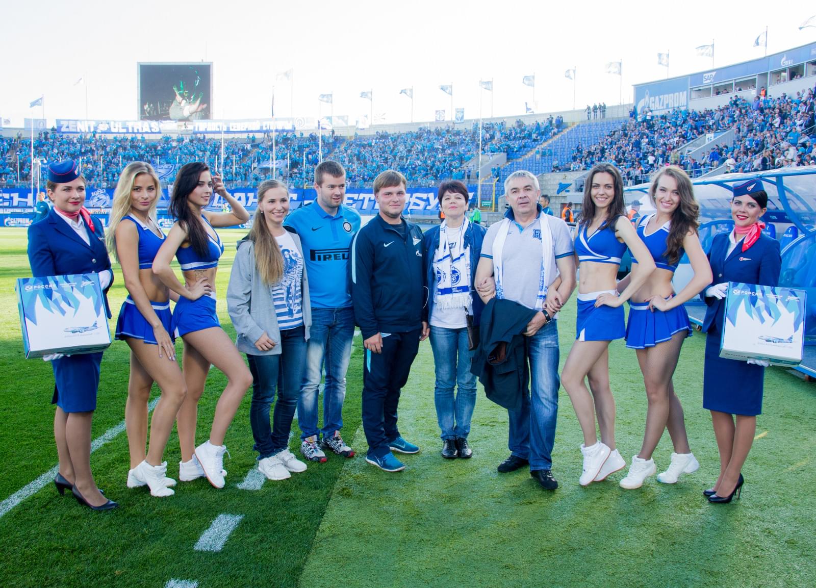 Авиакомпания «Россия» на матче «Зенит» — ЦСКА