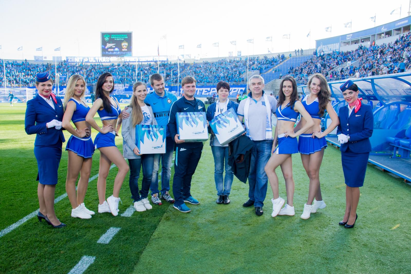 Авиакомпания «Россия» на матче «Зенит» — ЦСКА