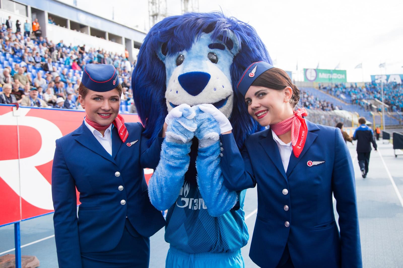 Авиакомпания «Россия» на матче «Зенит» — ЦСКА