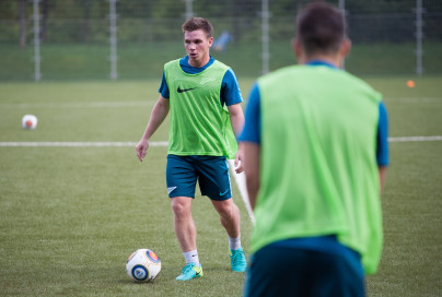 Тренировка «Зенита»-2 перед матчем с «Лучом-Энергией»