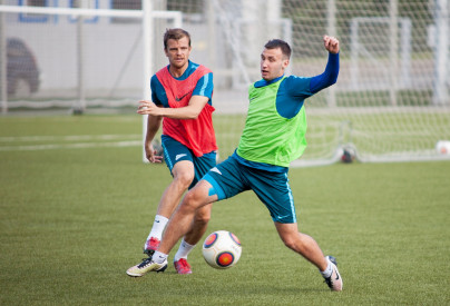 Тренировка «Зенита»-2 перед матчем с «Лучом-Энергией»