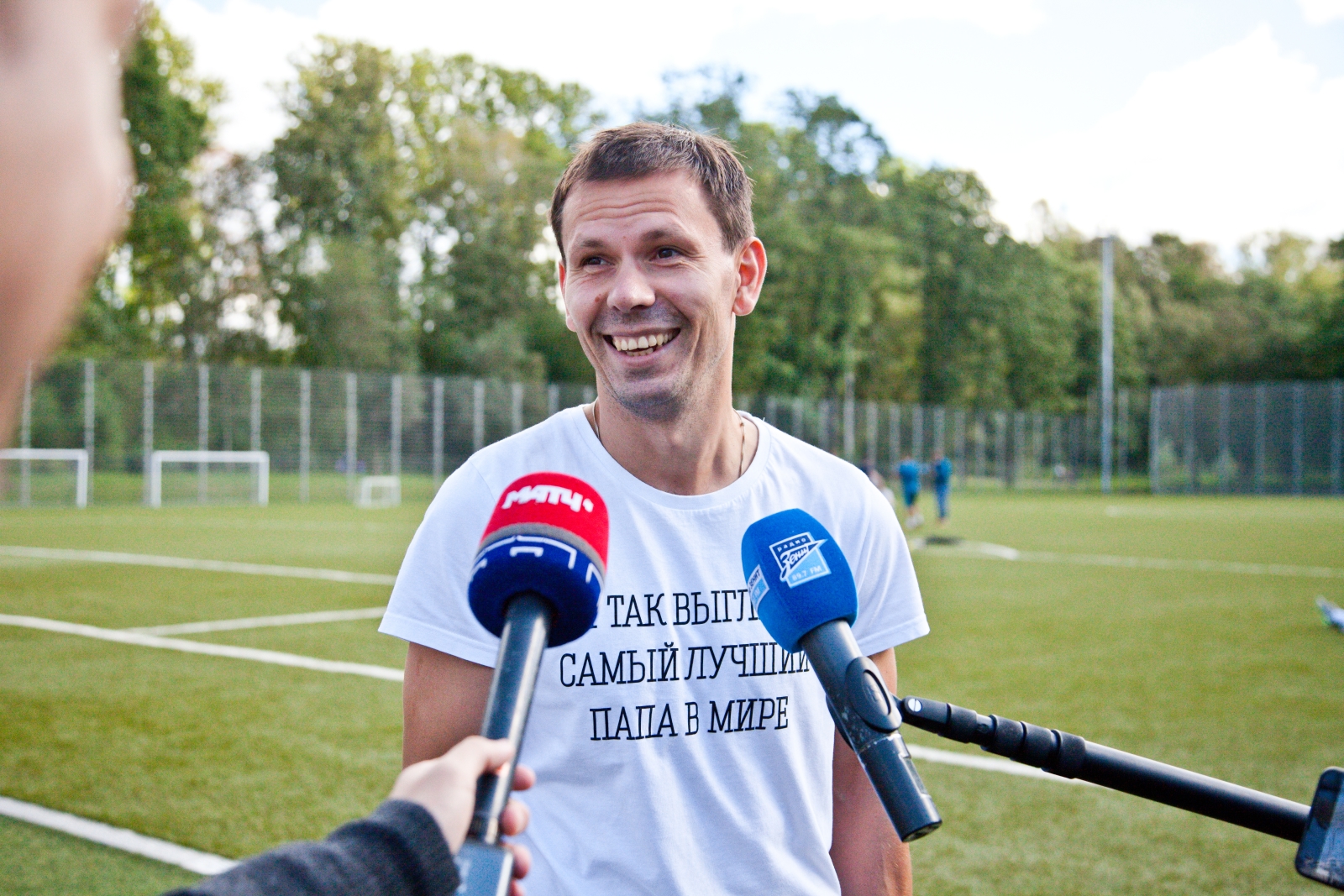 Константин Зырянов провел экскурсию для журналистов на территории тренировочной базы «Зенита»-2