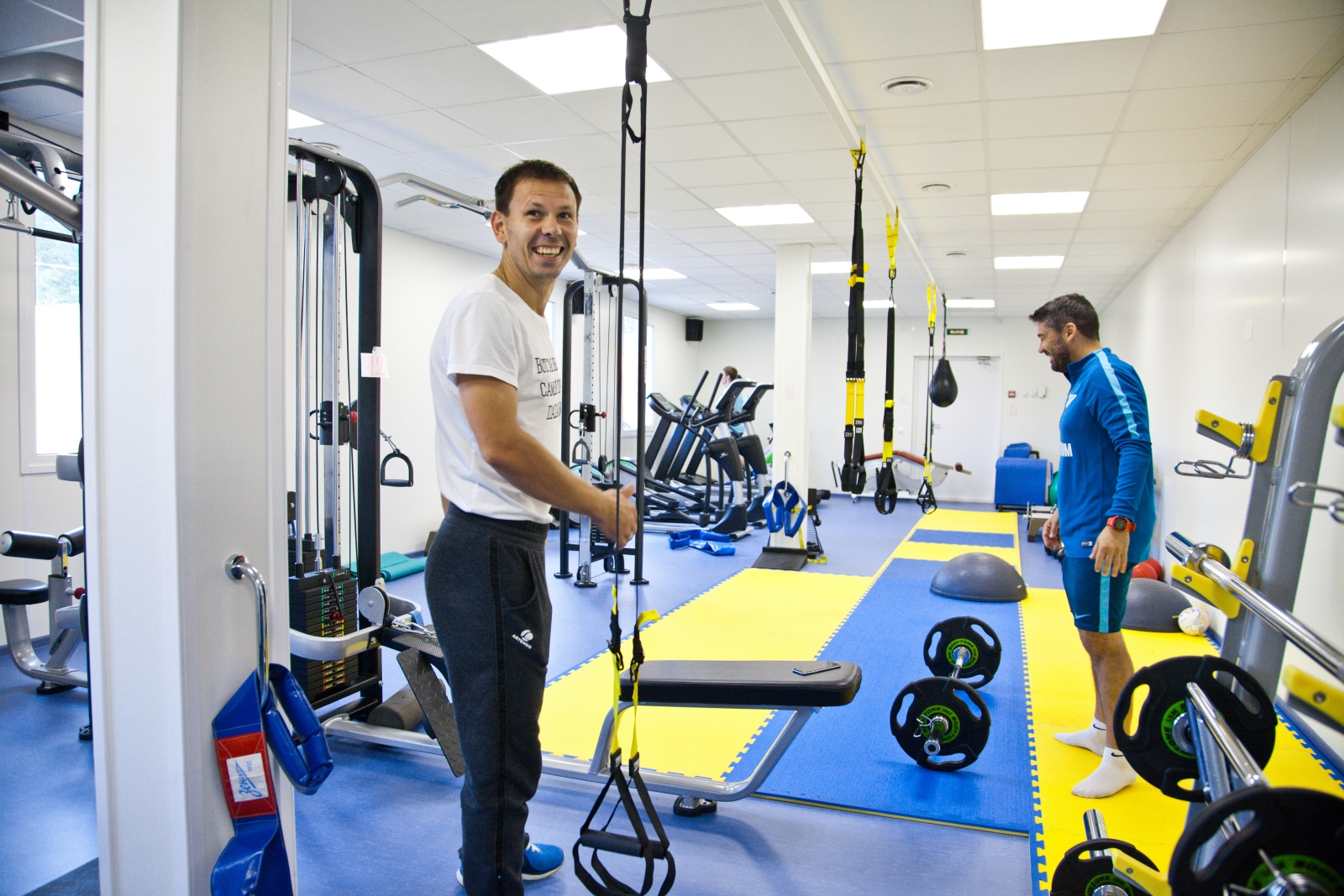 Константин Зырянов провел экскурсию для журналистов на территории тренировочной базы «Зенита»-2