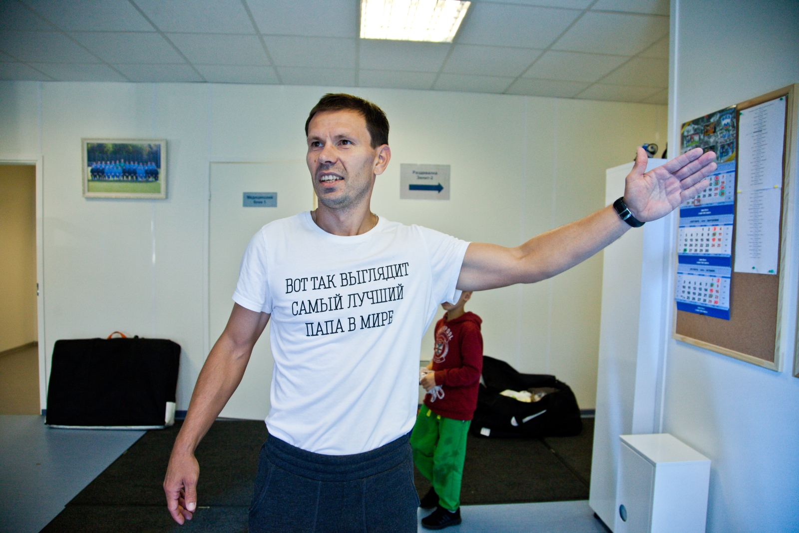 Константин Зырянов провел экскурсию для журналистов на территории тренировочной базы «Зенита»-2