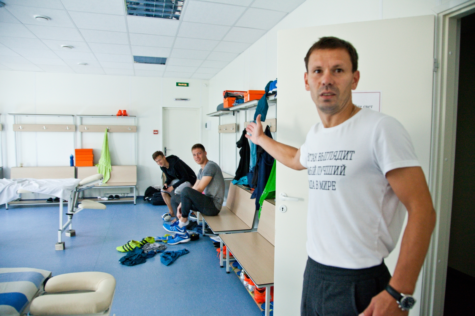 Константин Зырянов провел экскурсию для журналистов на территории тренировочной базы «Зенита»-2