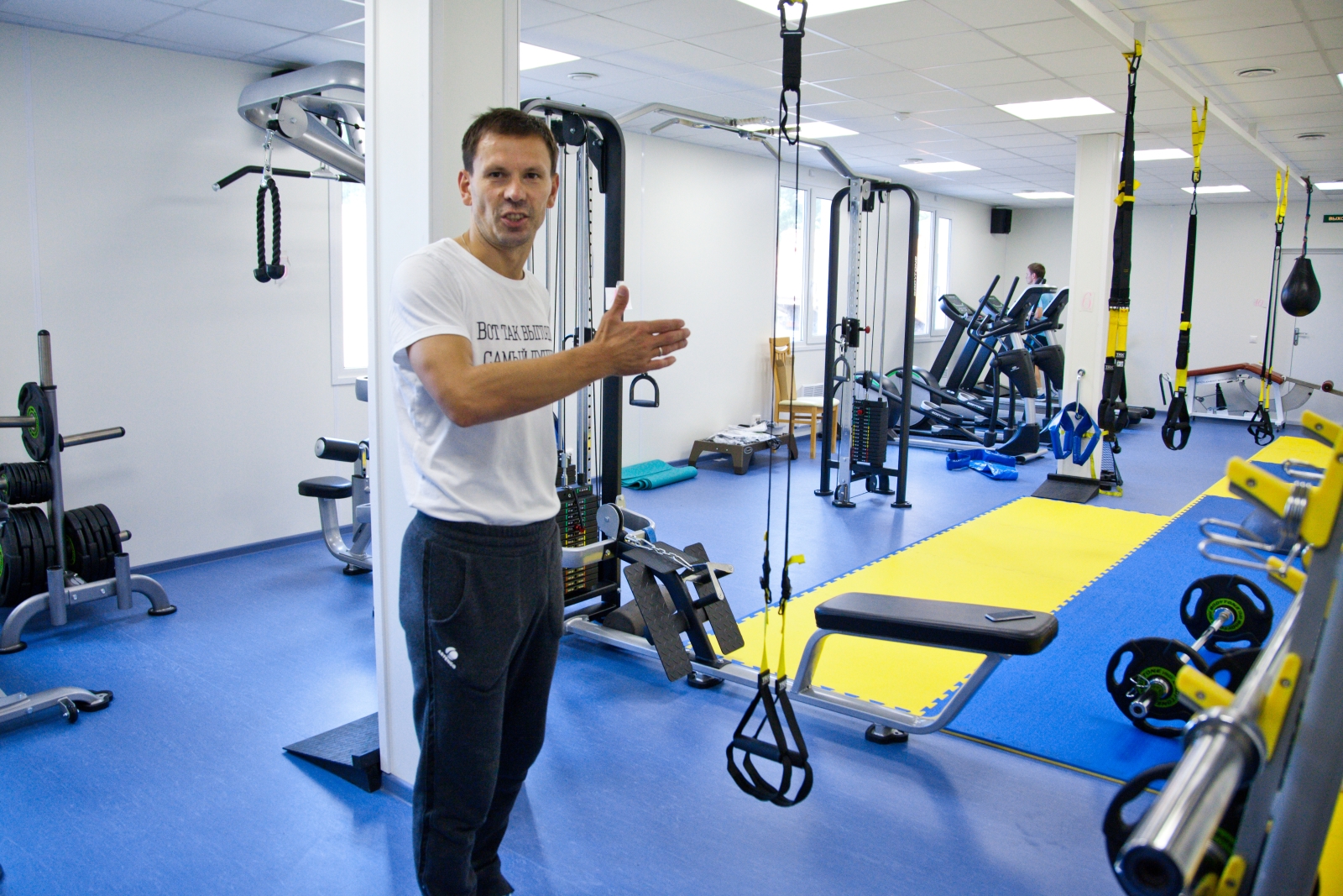 Константин Зырянов провел экскурсию для журналистов на территории тренировочной базы «Зенита»-2