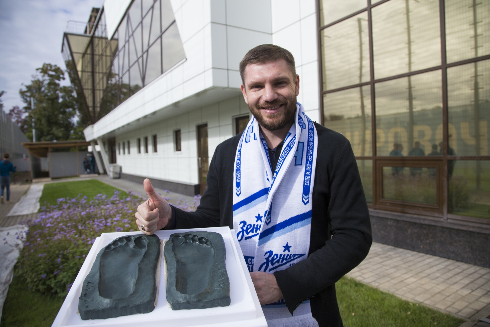 Алексей Игонин, вошел в Аллею славы «Зенита»