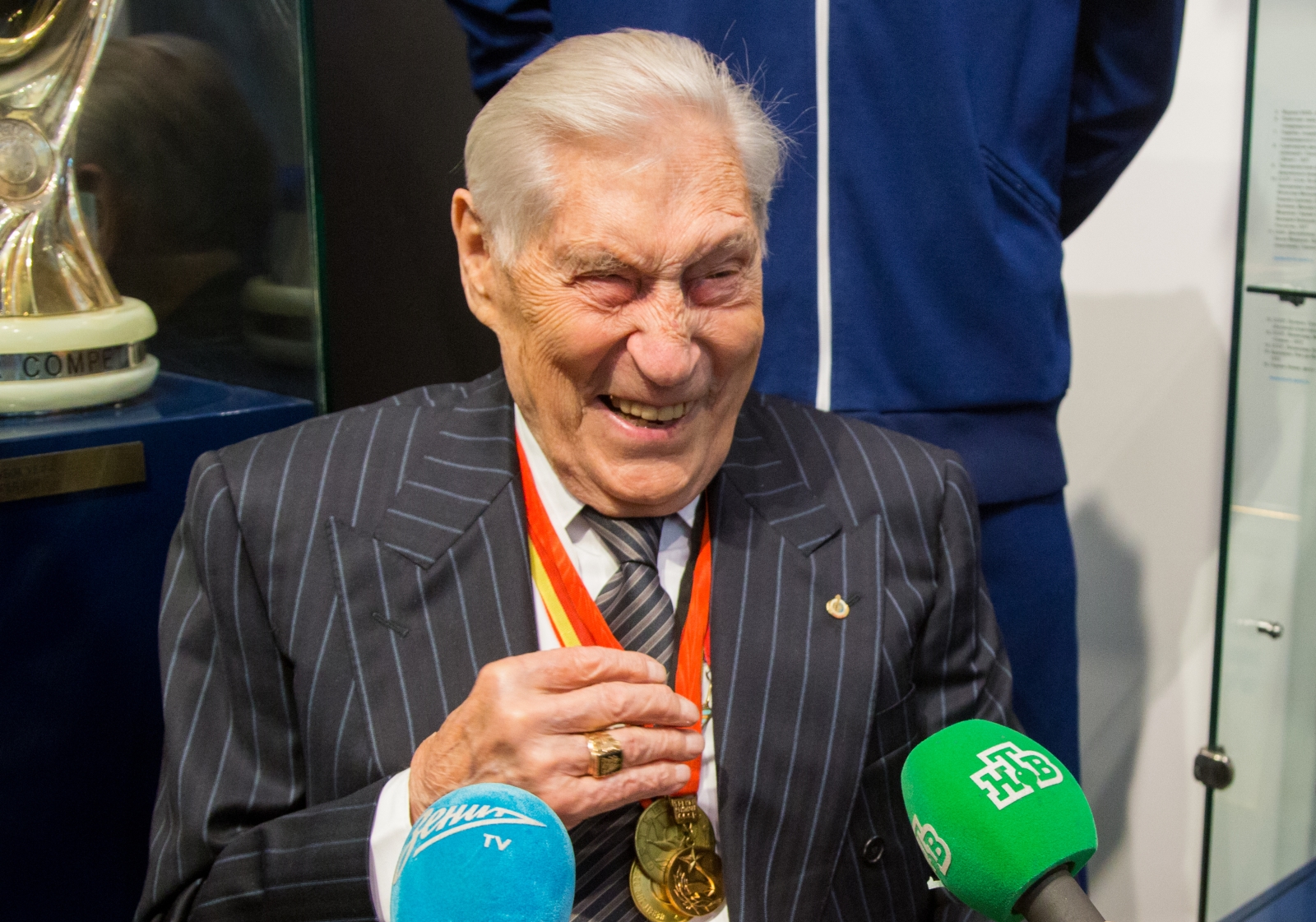 Открытие выставки, посвященной 90-летию Германа Зонина