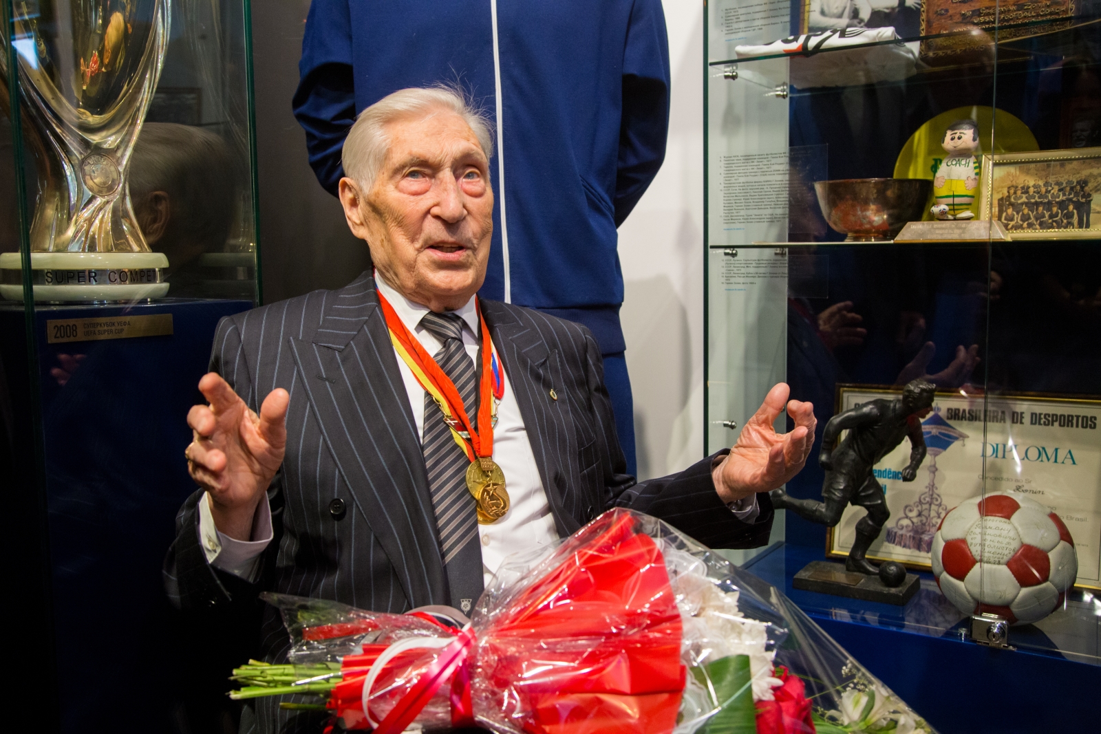 Открытие выставки, посвященной 90-летию Германа Зонина