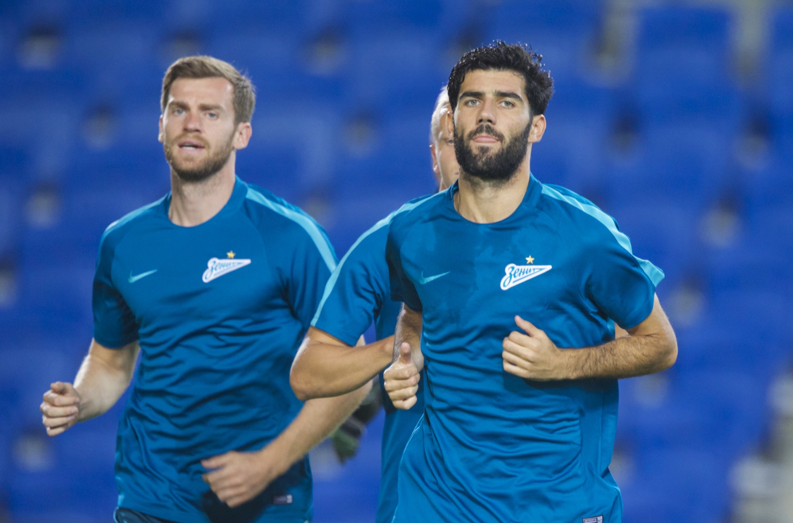 Открытая тренировка «Зенита» перед матчем с «Маккаби»