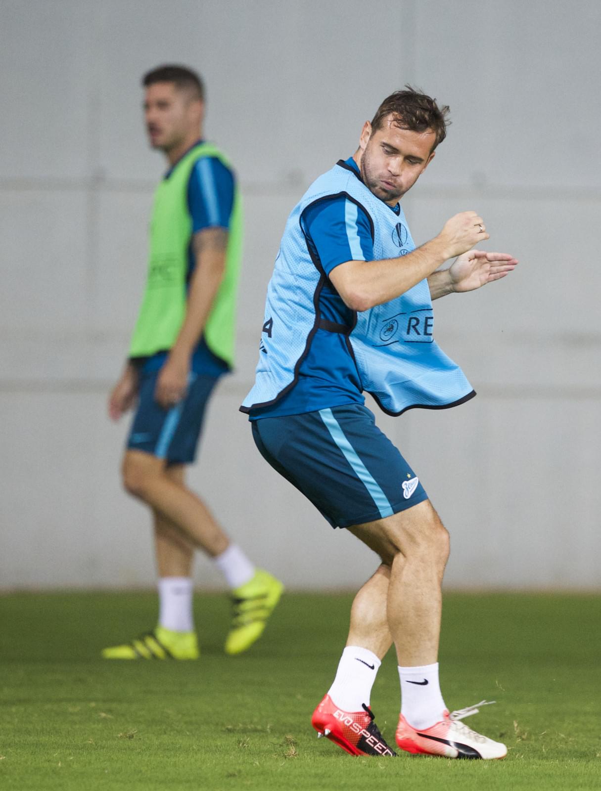 Открытая тренировка «Зенита» перед матчем с «Маккаби»