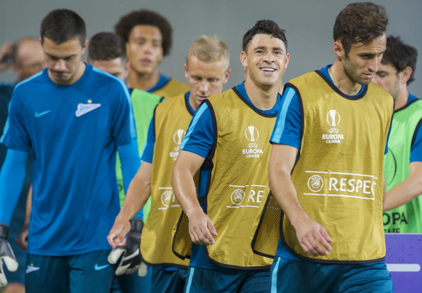 Открытая тренировка «Зенита» перед матчем с «Маккаби»